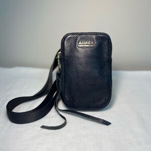 Aimee Kestenberg Leather Crossbody Bag with Long Adjustable Strap